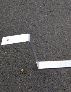 Lapostető konzol köztes láb alumínium