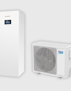 GREE VERSATI III ALL IN ONE – 8 KW-OS OSZTOTT RENDSZERŰ LEVEGŐ-VÍZ HŐSZIVATTYÚ BEÉPÍTETT HMV TÁROLÓVAL