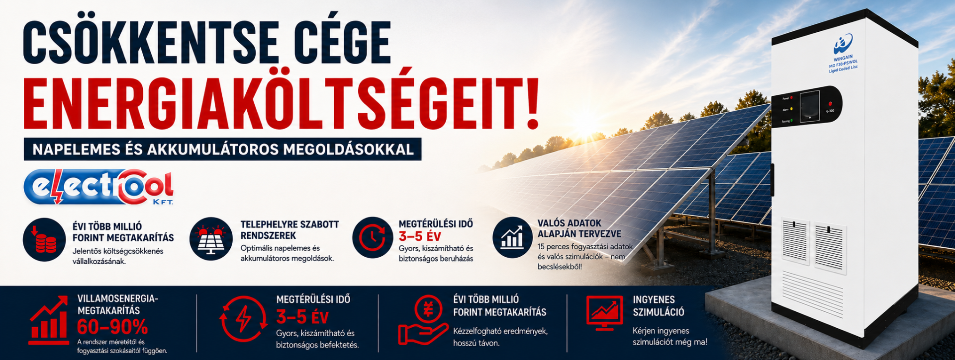 ElectroCool fejlécképp